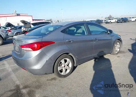 2012 Hyundai Elantra Gls (Ulsan Plant) from USA, damaged, VIN KMHDH4AE1CU297588